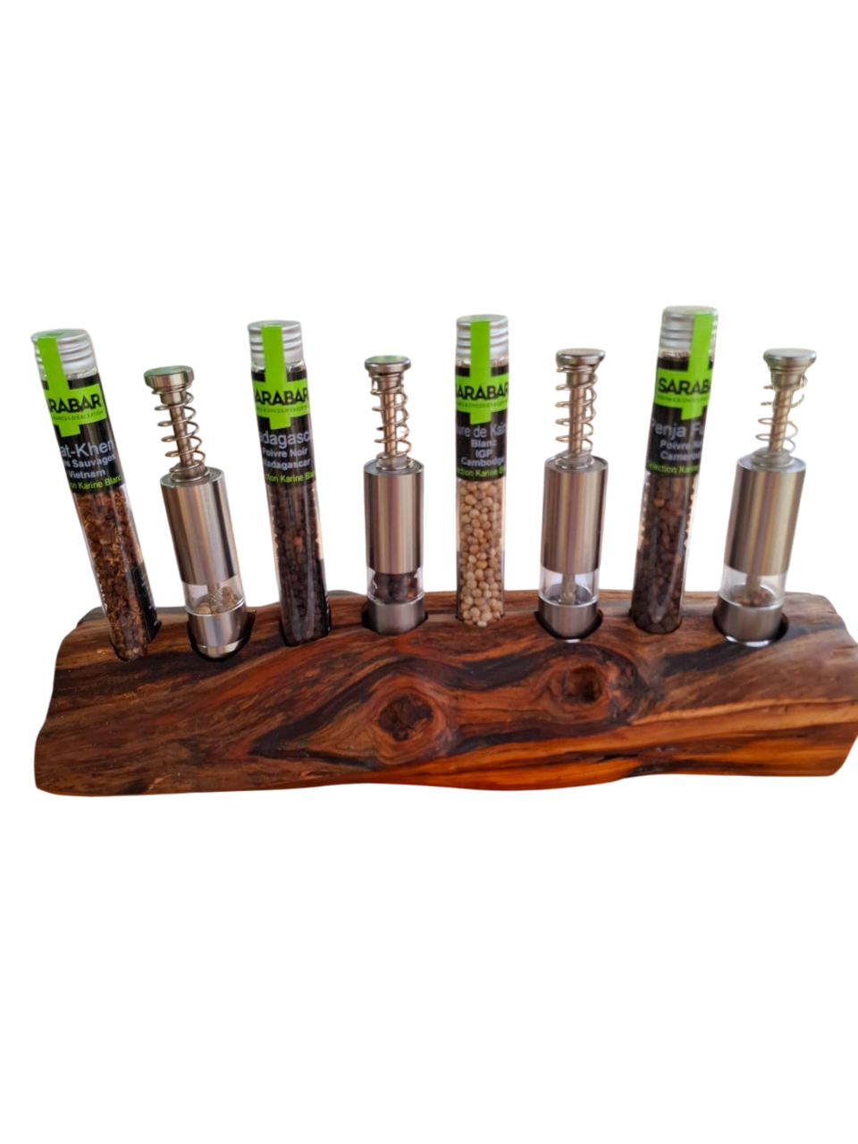 S56 - Horizon - Socle en bois d'olivier